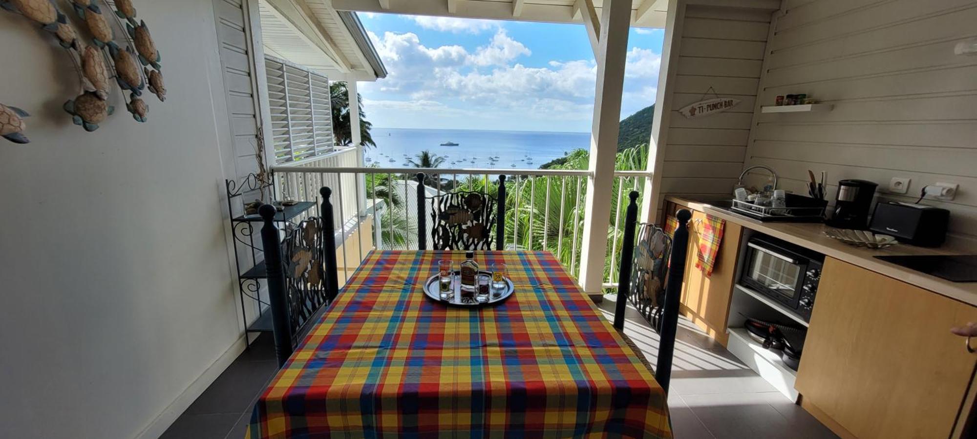 Appartement Duplex Vue Mer Jacuzzi Prive Deshaies Exterior foto